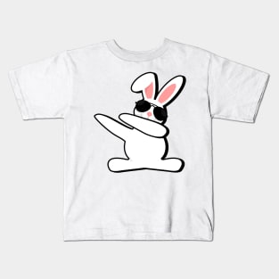 Bunny Hiphop Dabbing Dance - Funny Easter Day Gift Kids T-Shirt